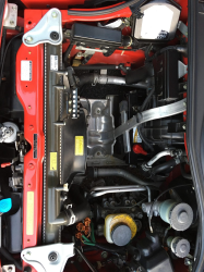 1992 Acura NSX in Formula Red over Black