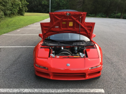 1992 Acura NSX in Formula Red over Black