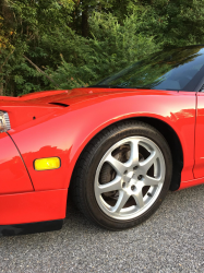 1992 Acura NSX in Formula Red over Black