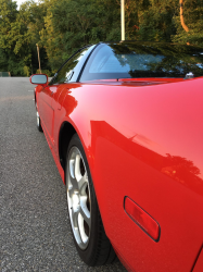 1992 Acura NSX in Formula Red over Black