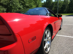1992 Acura NSX in Formula Red over Black