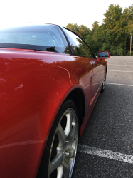 1992 Acura NSX in Formula Red over Black