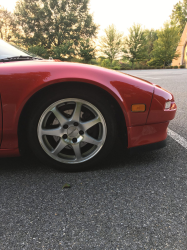1992 Acura NSX in Formula Red over Black