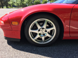1992 Acura NSX in Formula Red over Black