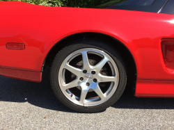 1992 Acura NSX in Formula Red over Black