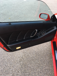 1992 Acura NSX in Formula Red over Black