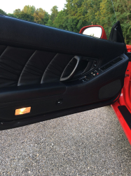 1992 Acura NSX in Formula Red over Black