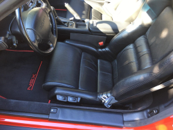 1992 Acura NSX in Formula Red over Black