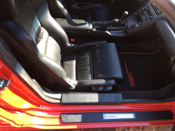 1992 Acura NSX in Formula Red over Black