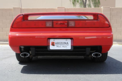 1991 Acura NSX in Formula Red over Ivory