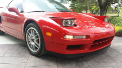 1991 Acura NSX in Formula Red over Ivory