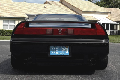 1991 Acura NSX in Berlina Black over Black