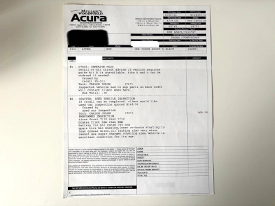 1991 Acura NSX in Berlina Black over Black