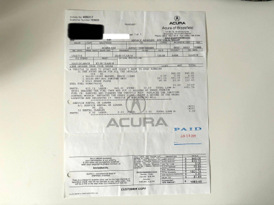 1991 Acura NSX in Berlina Black over Black