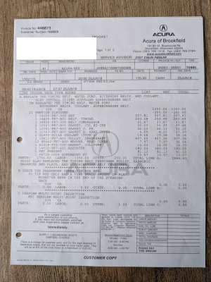 1991 Acura NSX in Berlina Black over Black