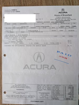 1991 Acura NSX in Berlina Black over Black