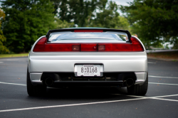 1991 Acura NSX in Sebring Silver over Red