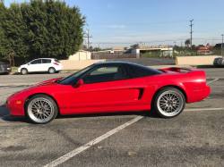 1991 Acura NSX in Formula Red over Ivory