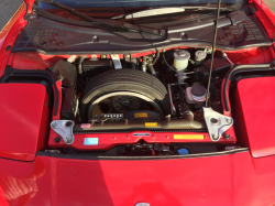 1991 Acura NSX in Formula Red over Ivory