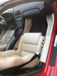 1991 Acura NSX in Formula Red over Ivory