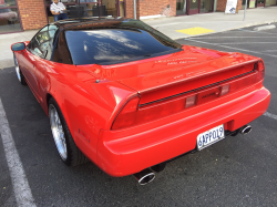 1991 Acura NSX in Formula Red over Ivory