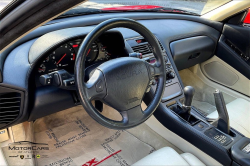 1991 Acura NSX in Formula Red over Ivory