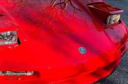 1991 Acura NSX in Formula Red over Ivory