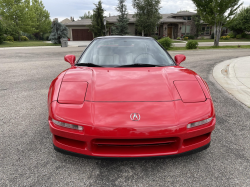 1991 Acura NSX in Formula Red over Ivory