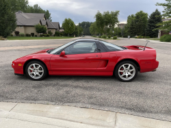 1991 Acura NSX in Formula Red over Ivory