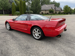 1991 Acura NSX in Formula Red over Ivory