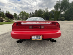 1991 Acura NSX in Formula Red over Ivory
