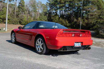 1991 Acura NSX in Formula Red over Ivory