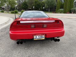 1991 Acura NSX in Formula Red over Ivory