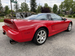 1991 Acura NSX in Formula Red over Ivory