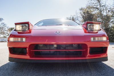 1991 Acura NSX in Formula Red over Ivory