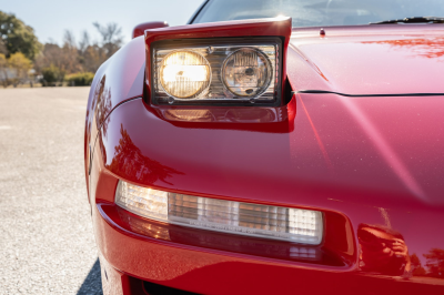 1991 Acura NSX in Formula Red over Ivory