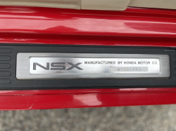 1991 Acura NSX in Formula Red over Ivory