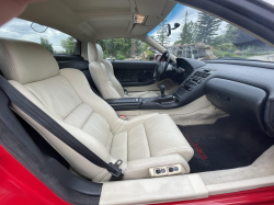 1991 Acura NSX in Formula Red over Ivory