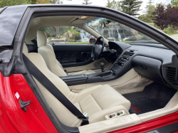1991 Acura NSX in Formula Red over Ivory