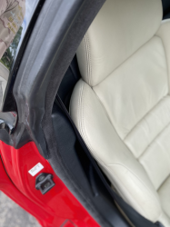 1991 Acura NSX in Formula Red over Ivory
