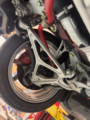 1991 Acura NSX in Formula Red over Ivory