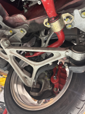 1991 Acura NSX in Formula Red over Ivory