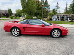 1991 Acura NSX in Formula Red over Ivory