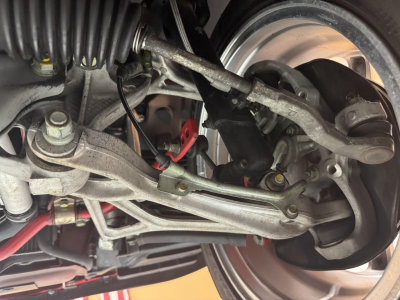 1991 Acura NSX in Formula Red over Ivory