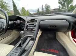 1991 Acura NSX in Formula Red over Ivory