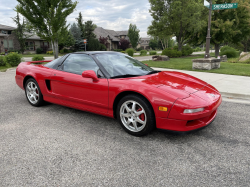 1991 Acura NSX in Formula Red over Ivory