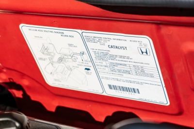 1991 Acura NSX in Formula Red over Ivory