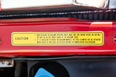 1991 Acura NSX in Formula Red over Ivory