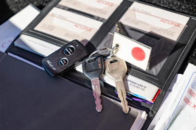 1991 Acura NSX in Formula Red over Ivory