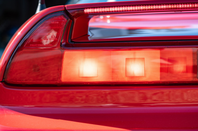 1991 Acura NSX in Formula Red over Ivory